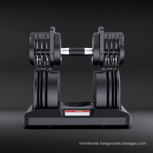Hex Rubber Black Painted Kettle Bell Fitness Weight Training All Steel Gym Neoprene Vinyl Hex Dumbbell